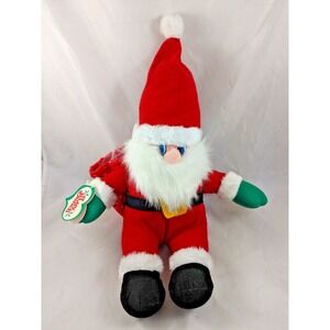 Luv Bunch Santa Claus Plush Toy Bag Acme 16 Inch Stuffed Animal Toy